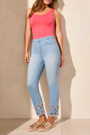 Audrey Pull On Slim Ankle Jeans