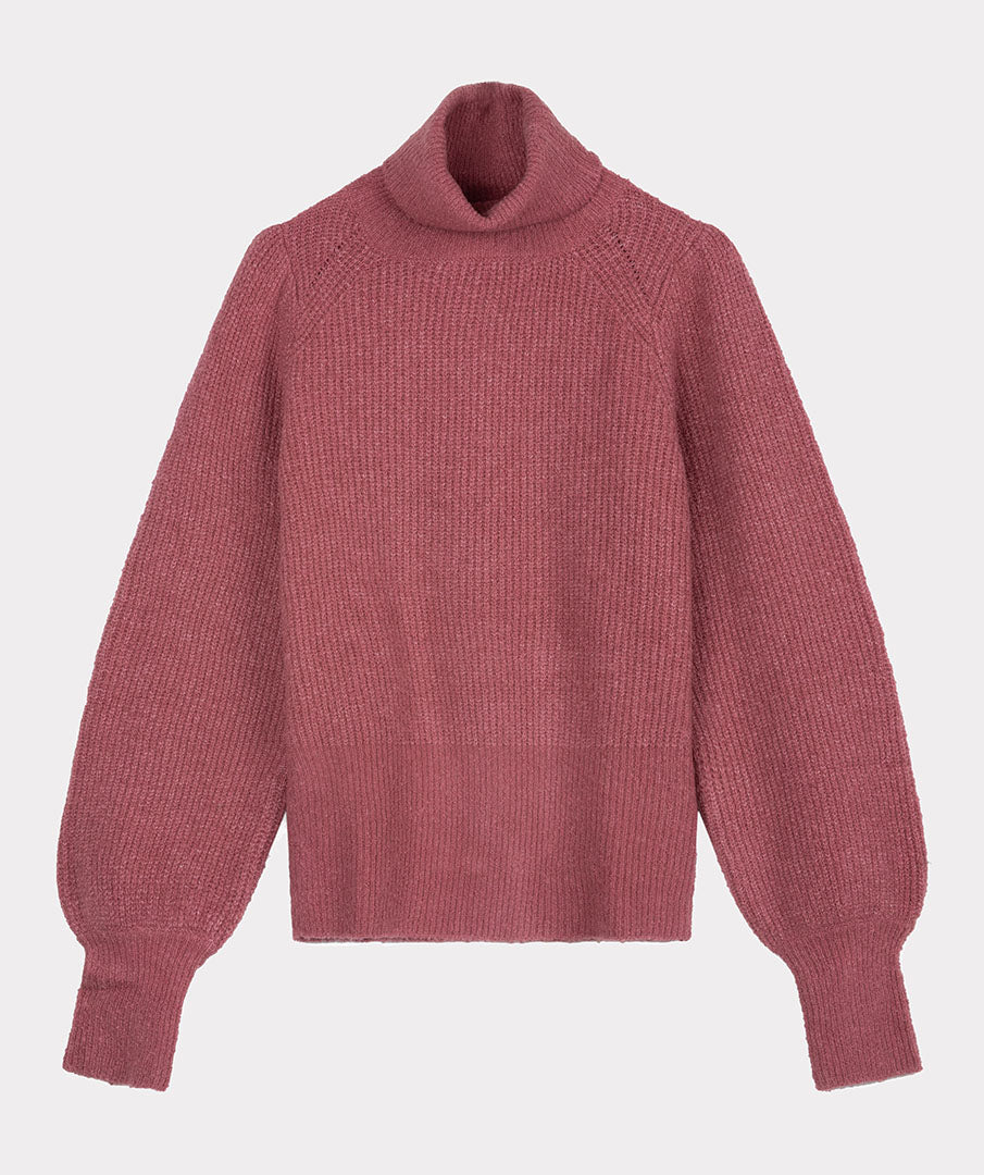 High Cuff Collar Sweater
